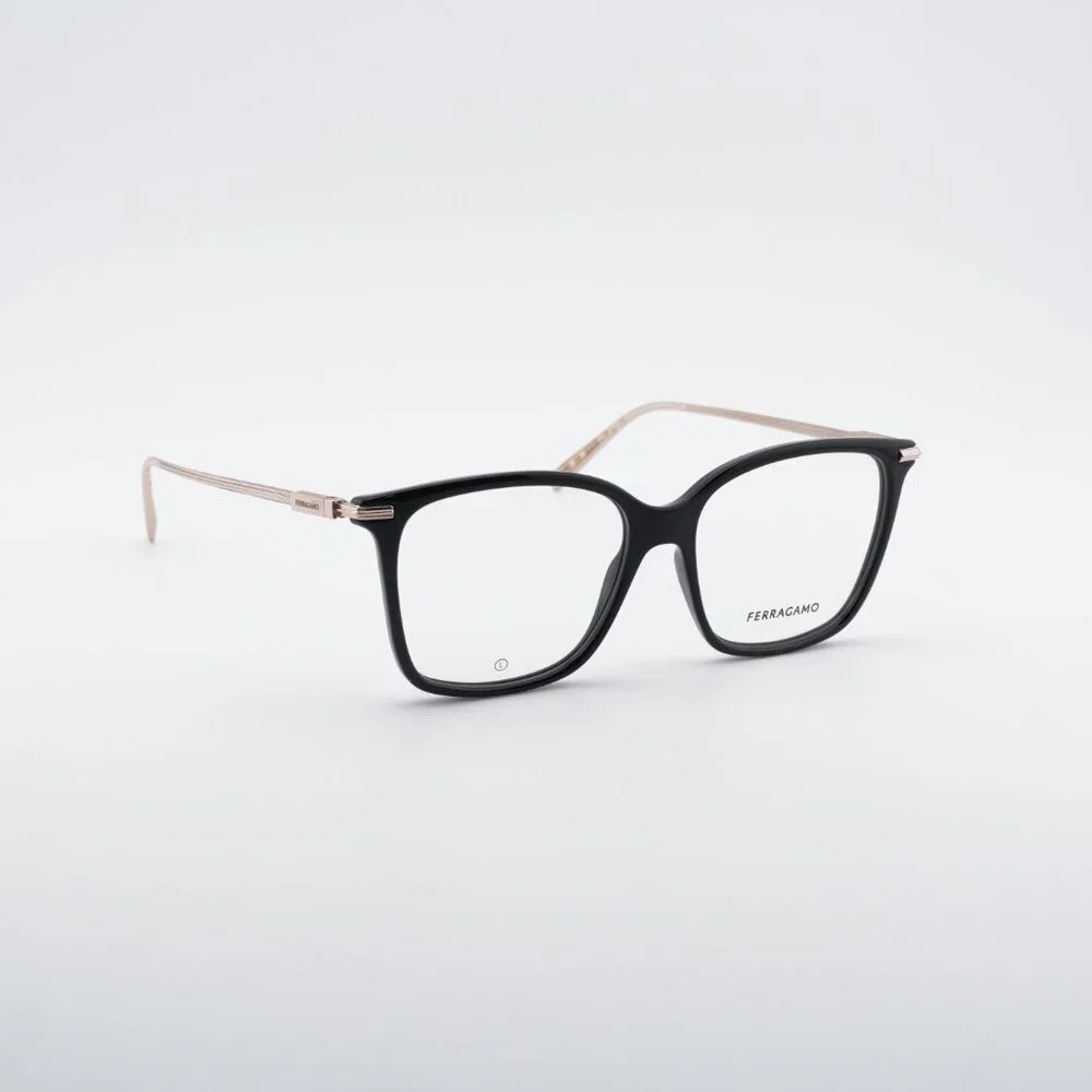 Salvatore Ferragamo SF2992 001 Eyeglasses Black 53mm Square Frame